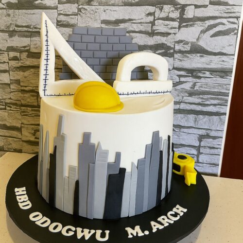 Engineer Themed Cake