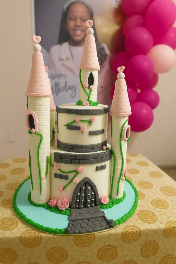 Castle Themed Cake With Picture