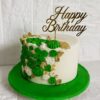Green Flower Themed Cake