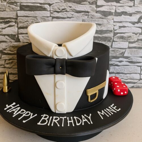Suit Themed Cake