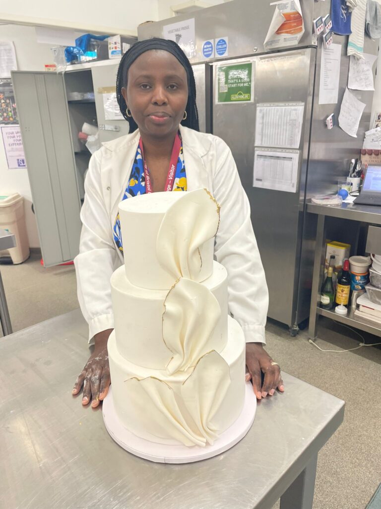 Cake decoration workshop at City of Bristol College