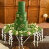 Green Gardened Themed Cake