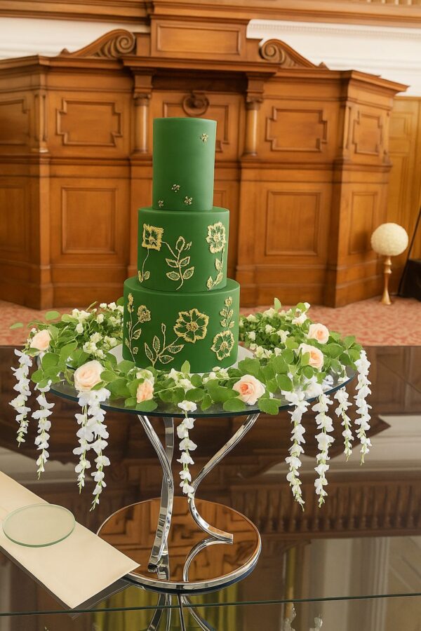 Green Gardened Themed Cake