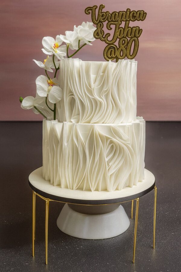 Patterned Birthday Cake